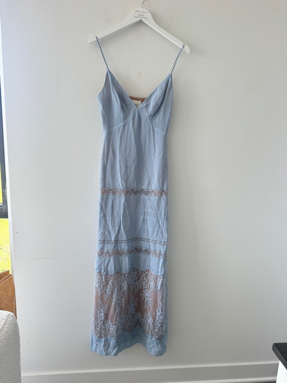 REFORMATION Kally Dress in Mineral 4 - Picture 2 of 6